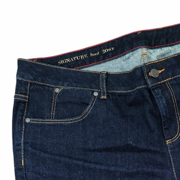 Talbots Signature Low Rise Bootcut Jeans Size 20W - Picture 7 of 14